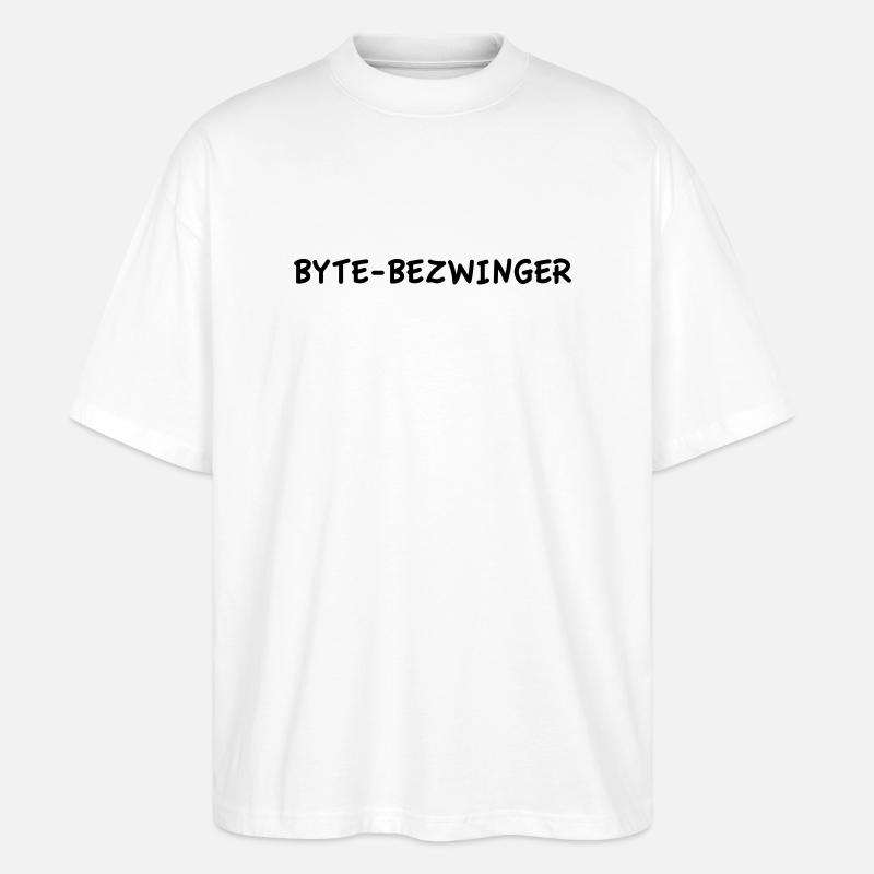 Byte-Bezwinger - Stanley/Stella Oversized Unisex Bio T-Shirt Blaster 2.0 - Weiß