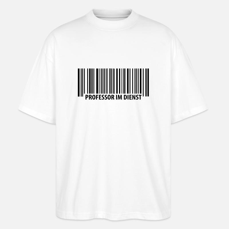 Professeur dans le service - T-shirt bio Blaster 2.0 coupe oversize Stanley/Stella Unisexe - blanc