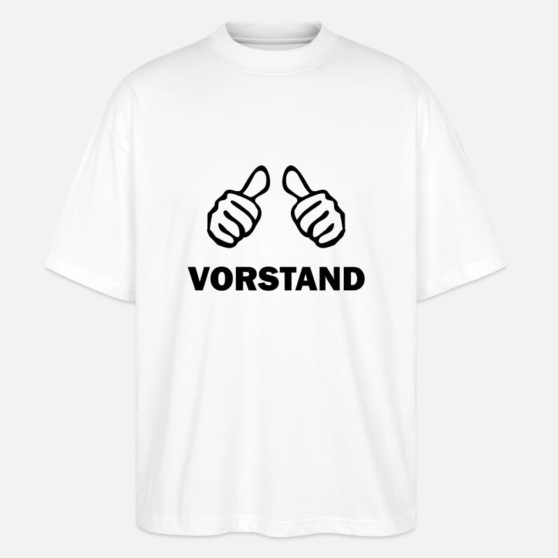 vorstand - Stanley/Stella Oversized Unisex Bio T-Shirt Blaster 2.0 - Weiß