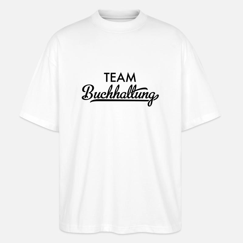 Équipe de comptabilité - T-shirt bio Blaster 2.0 coupe oversize Stanley/Stella Unisexe - blanc
