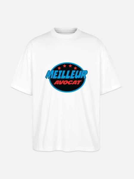 MEILLEUR AVOCAT - T-shirt bio Blaster 2.0 coupe oversize Stanley/Stella Unisexe - blanc