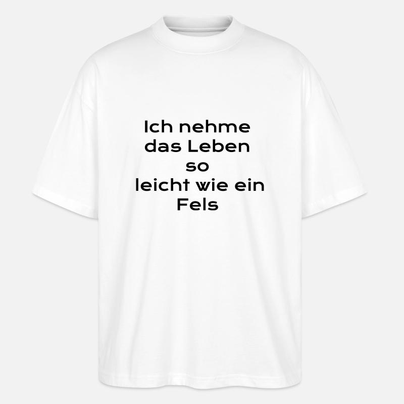Selbstironische Sprüche - Stanley/Stella Oversized Unisex Bio T-Shirt Blaster 2.0 - Weiß