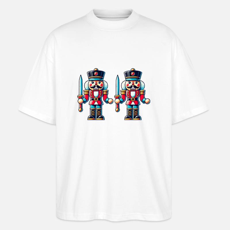 Nutcracker 2 - Stanley/Stella Oversized Unisex Organic T-shirt Blaster 2.0 - white