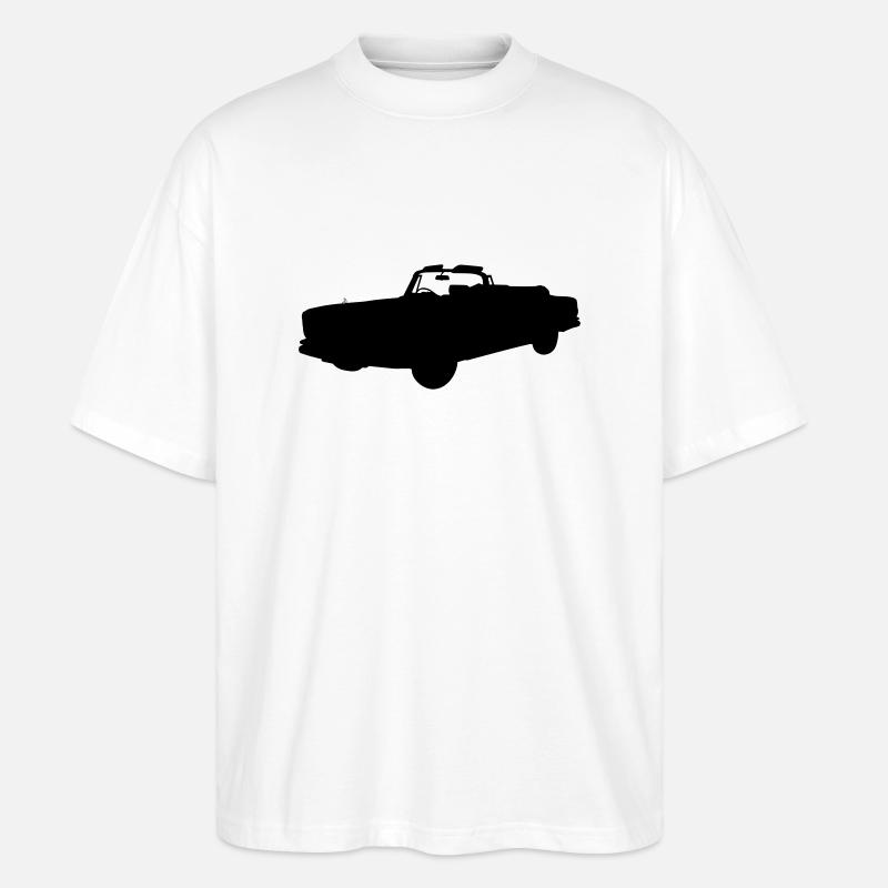 Lercabrio de voitures anciennes - T-shirt bio Blaster 2.0 coupe oversize Stanley/Stella Unisexe - blanc