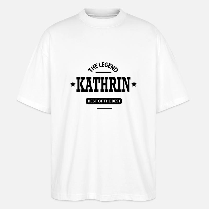 kathrin - Stanley/Stella Oversized Unisex Bio T-Shirt Blaster 2.0 - Weiß