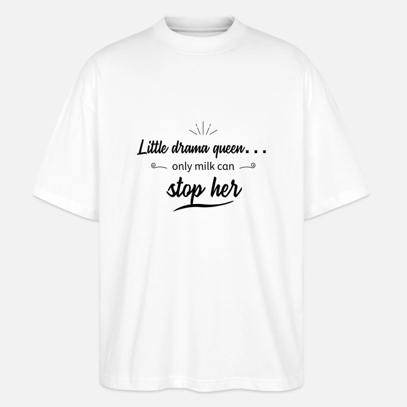 Geschenkidee Geburt - Stanley/Stella Oversized Unisex Bio T-Shirt Blaster 2.0 - Weiß