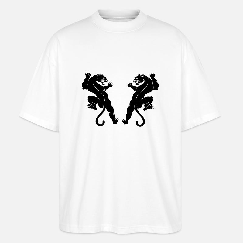 black panthers - Stanley/Stella Oversized Unisex Bio T-Shirt Blaster 2.0 - Weiß