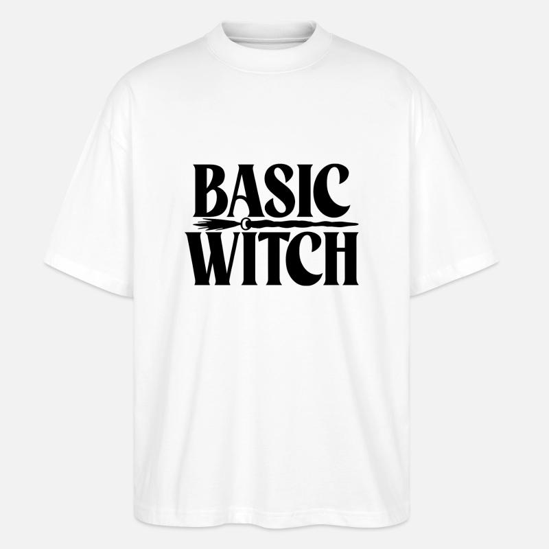 Basic Witch - Stanley/Stella Oversized Unisex Organic T-shirt Blaster 2.0 - white