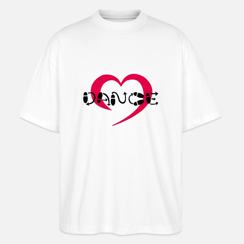 Hearty Dance - T-shirt bio Blaster 2.0 coupe oversize Stanley/Stella Unisexe - blanc