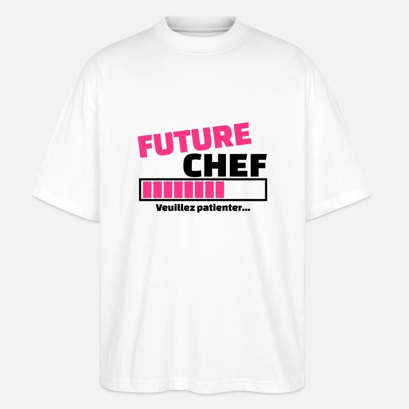 future chef - T-shirt bio Blaster 2.0 coupe oversize Stanley/Stella Unisexe - blanc