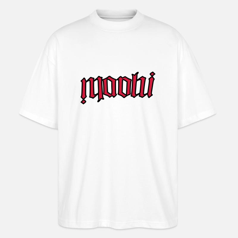 maohi - Stanley/Stella Oversized Unisex Bio T-Shirt Blaster 2.0 - Weiß