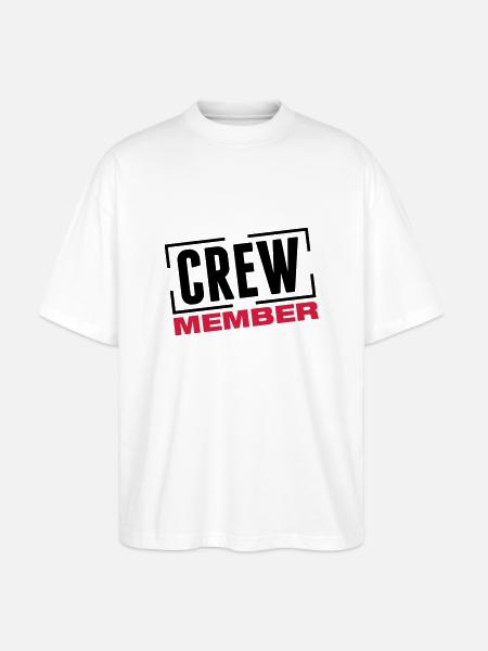 crew_member_design_bs2 - T-shirt bio Blaster 2.0 coupe oversize Stanley/Stella Unisexe - blanc