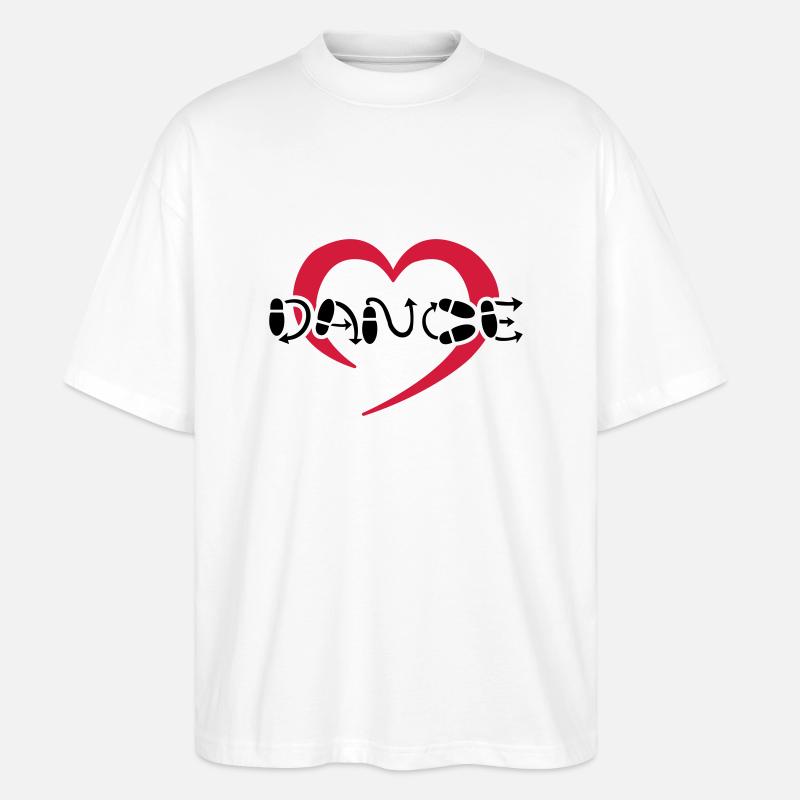 Hearty Dance - Stanley/Stella Oversized Unisex Bio T-Shirt Blaster 2.0 - Weiß