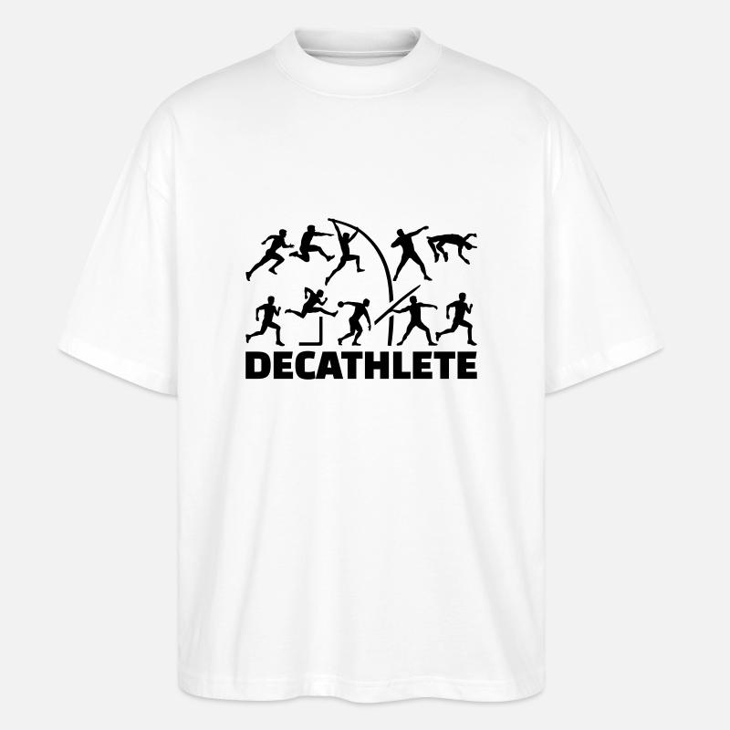 Decathlete - T-shirt bio Blaster 2.0 coupe oversize Stanley/Stella Unisexe - blanc