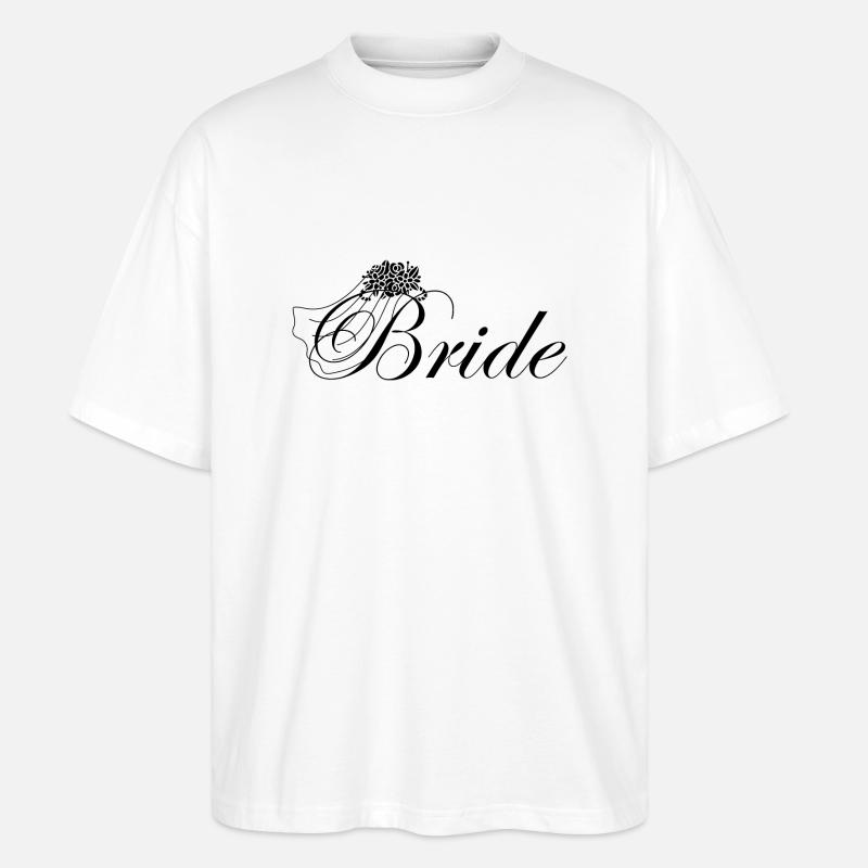 Bride - la mariée - T-shirt bio Blaster 2.0 coupe oversize Stanley/Stella Unisexe - blanc