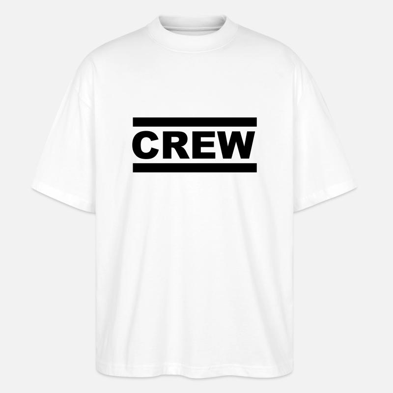équipage - T-shirt bio Blaster 2.0 coupe oversize Stanley/Stella Unisexe - blanc