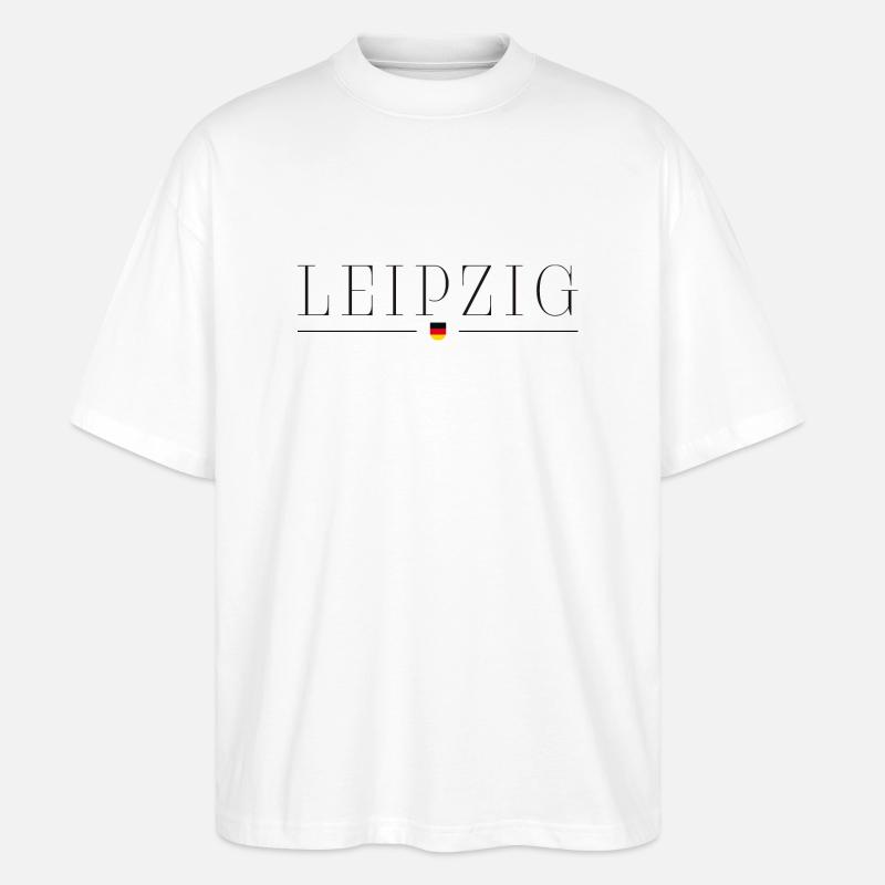 Leipzig, Germany Elegance T-Shirt - Stanley/Stella Oversized Unisex Organic T-shirt Blaster 2.0 - white