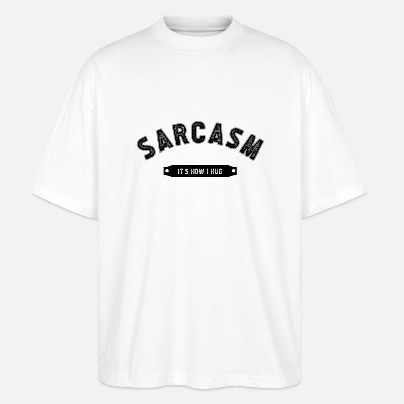 SARCASM - Stanley/Stella Oversized Unisex Bio T-Shirt Blaster 2.0 - Weiß