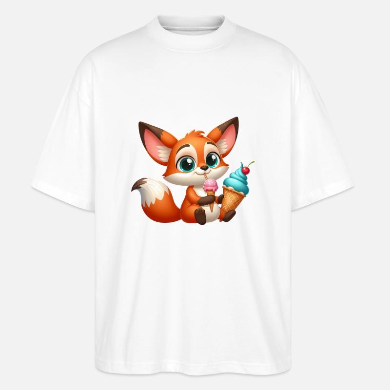 FOX 5 - Stanley/Stella Oversized Unisex Bio T-Shirt Blaster 2.0 - Weiß