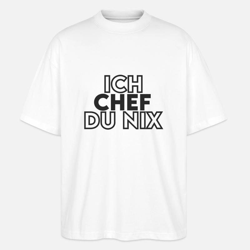 IchChef - Stanley/Stella Oversized Unisex Bio T-Shirt Blaster 2.0 - Weiß
