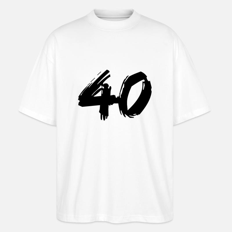 Brushed 40 - Stanley/Stella Oversized Unisex Bio T-Shirt Blaster 2.0 - Weiß