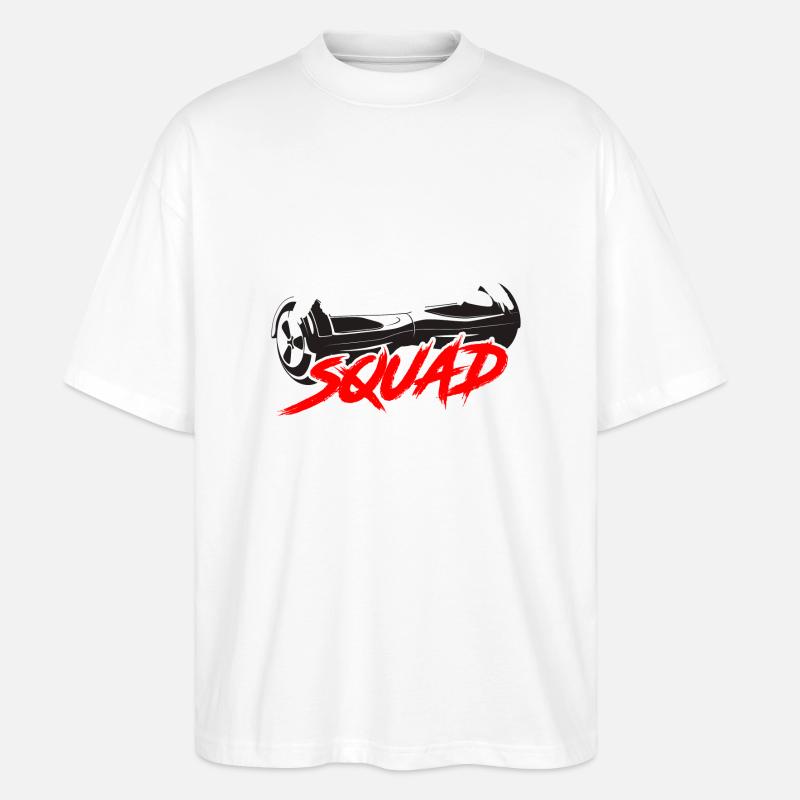 Hoverboard Hover Board cadeau - T-shirt bio Blaster 2.0 coupe oversize Stanley/Stella Unisexe - blanc