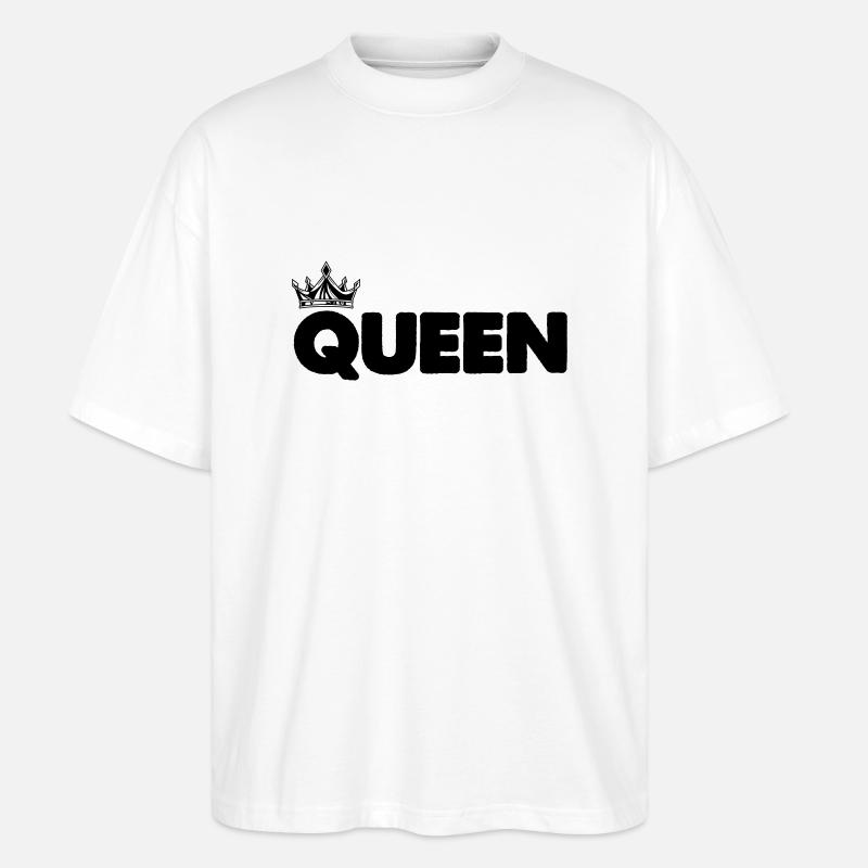 queen - Stanley/Stella Oversized Unisex Bio T-Shirt Blaster 2.0 - Weiß