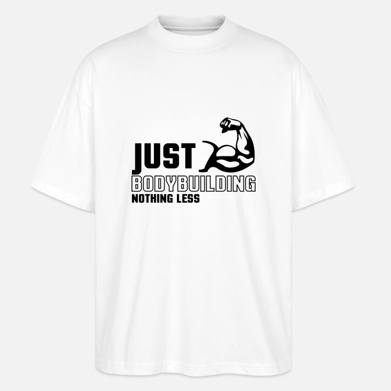 Juste Musculation 1 - T-shirt bio Blaster 2.0 coupe oversize Stanley/Stella Unisexe - blanc