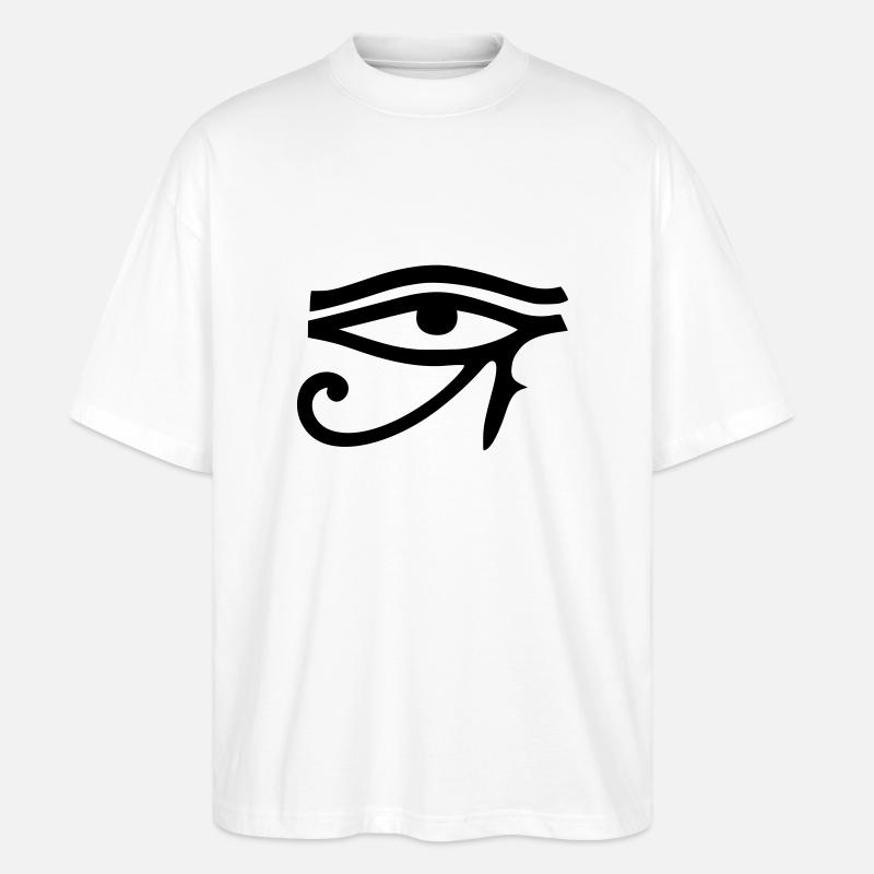 oeil d'Horus - T-shirt bio Blaster 2.0 coupe oversize Stanley/Stella Unisexe - blanc