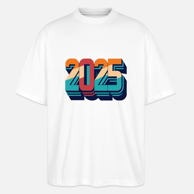 2025 - Stanley/Stella Oversized Unisex Bio T-Shirt Blaster 2.0 - Weiß