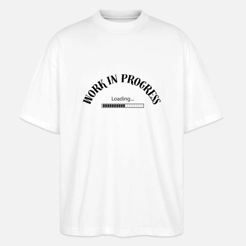 Work in progress - T-shirt bio Blaster 2.0 coupe oversize Stanley/Stella Unisexe - blanc