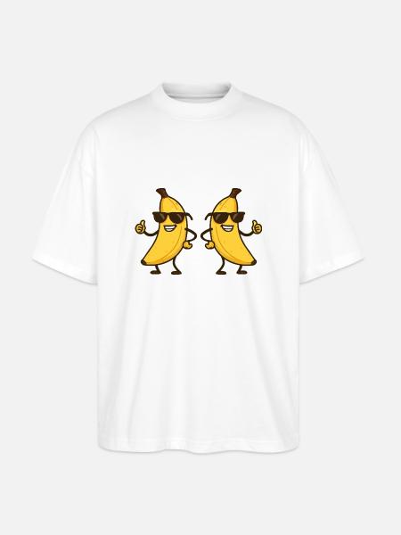 Babane Comic Cool 2 - Stanley/Stella Oversized Unisex Organic T-shirt Blaster 2.0 - white