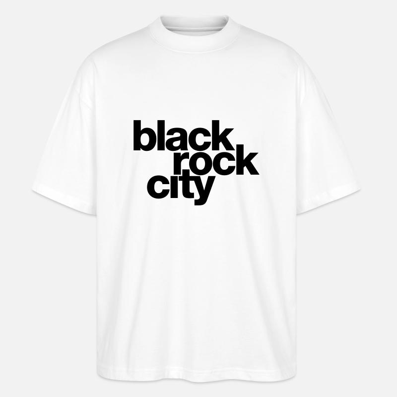 Black Rock City - Stanley/Stella Oversized Unisex Bio T-Shirt Blaster 2.0 - Weiß