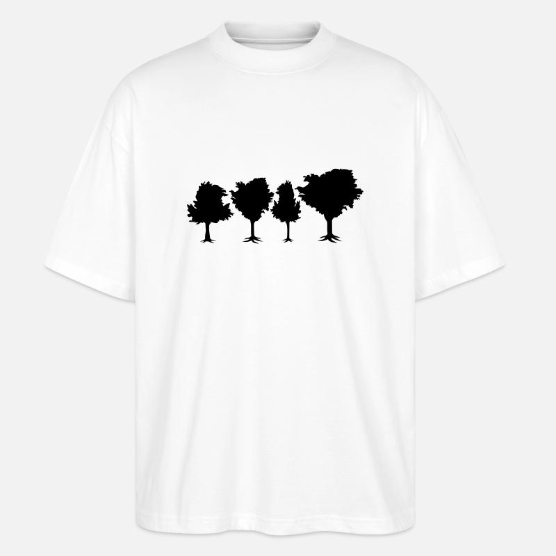 Trees - T-shirt bio Blaster 2.0 coupe oversize Stanley/Stella Unisexe - blanc