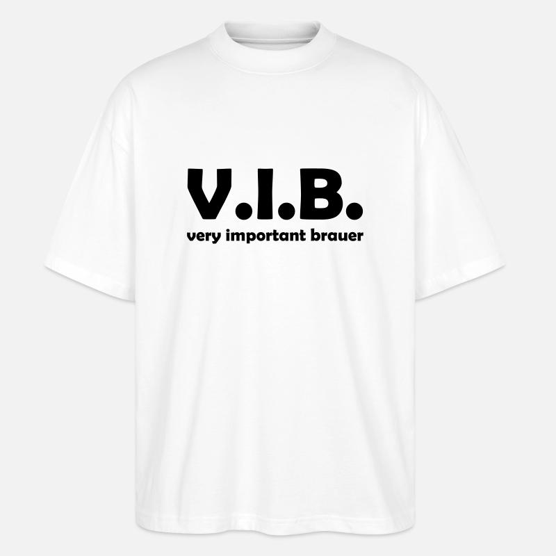 brauer - Stanley/Stella Oversized Unisex Bio T-Shirt Blaster 2.0 - Weiß