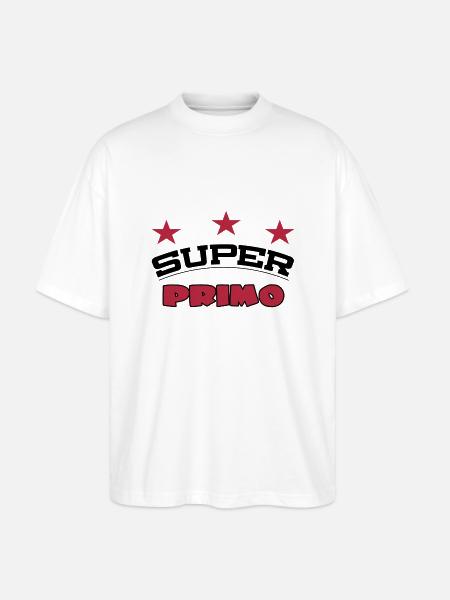 Super primo - T-shirt bio Blaster 2.0 coupe oversize Stanley/Stella Unisexe - blanc