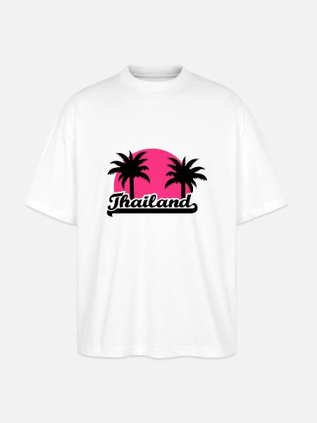 Thailand - Stanley/Stella Oversized Unisex Organic T-shirt Blaster 2.0 - white