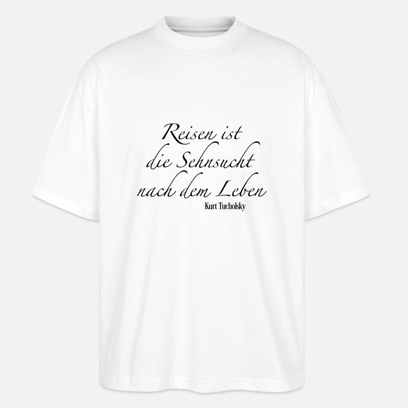 reisen - Stanley/Stella Oversized Unisex Bio T-Shirt Blaster 2.0 - Weiß