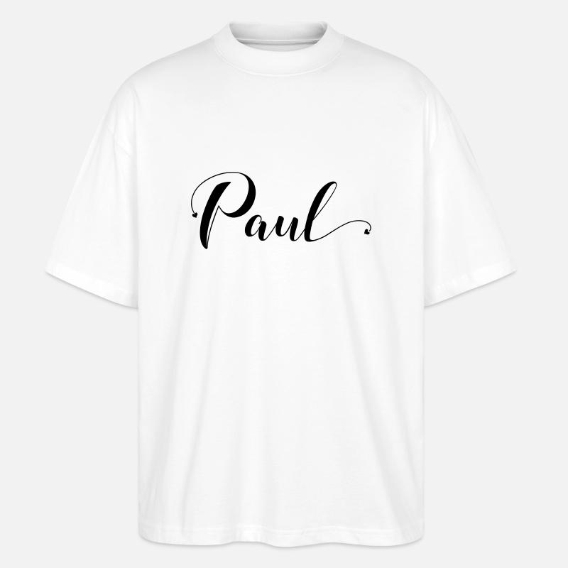 paul - Stanley/Stella Oversized Unisex Bio T-Shirt Blaster 2.0 - Weiß