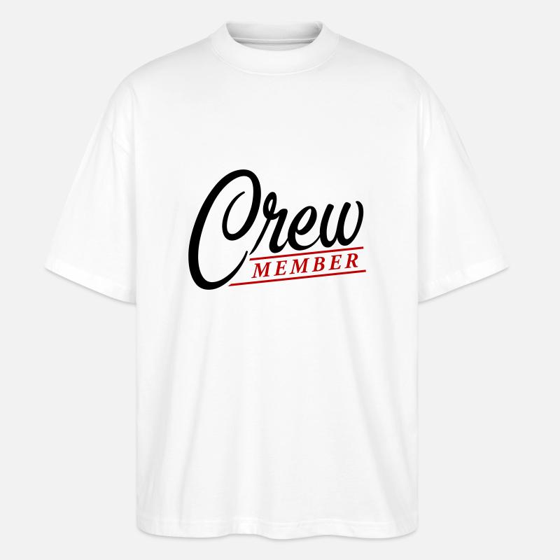 Membre d’équipage 2 - T-shirt bio Blaster 2.0 coupe oversize Stanley/Stella Unisexe - blanc