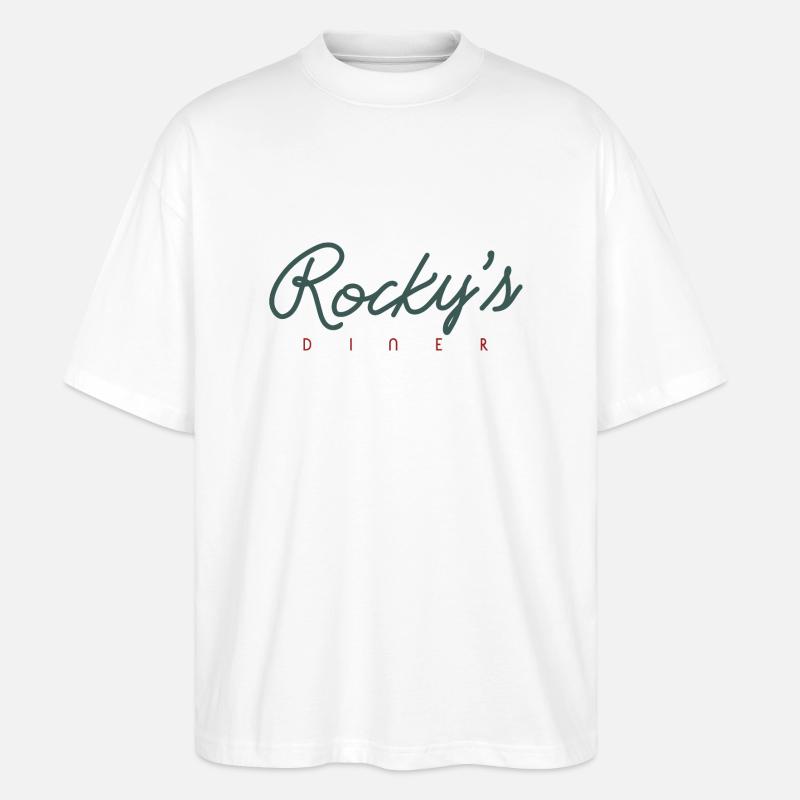 Rocky's Diner - Stanley/Stella Oversized Unisex Bio T-Shirt Blaster 2.0 - Weiß