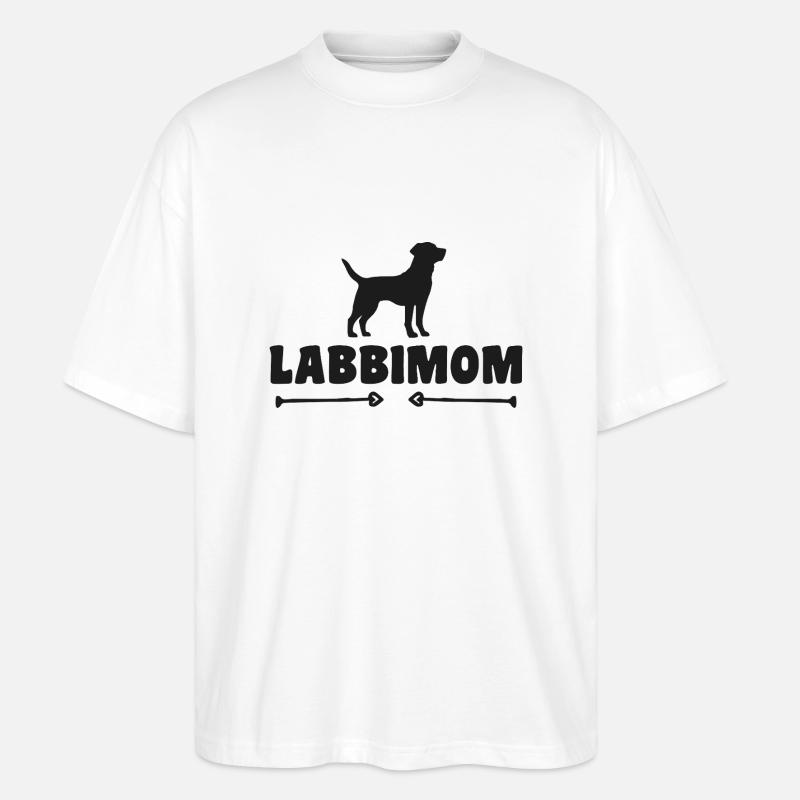 Labrador - Stanley/Stella Oversized Unisex Bio T-Shirt Blaster 2.0 - Weiß