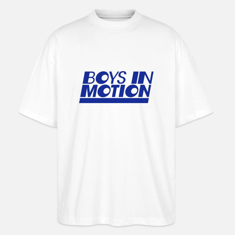 boys in motion - Stanley/Stella Oversized Unisex Bio T-Shirt Blaster 2.0 - Weiß