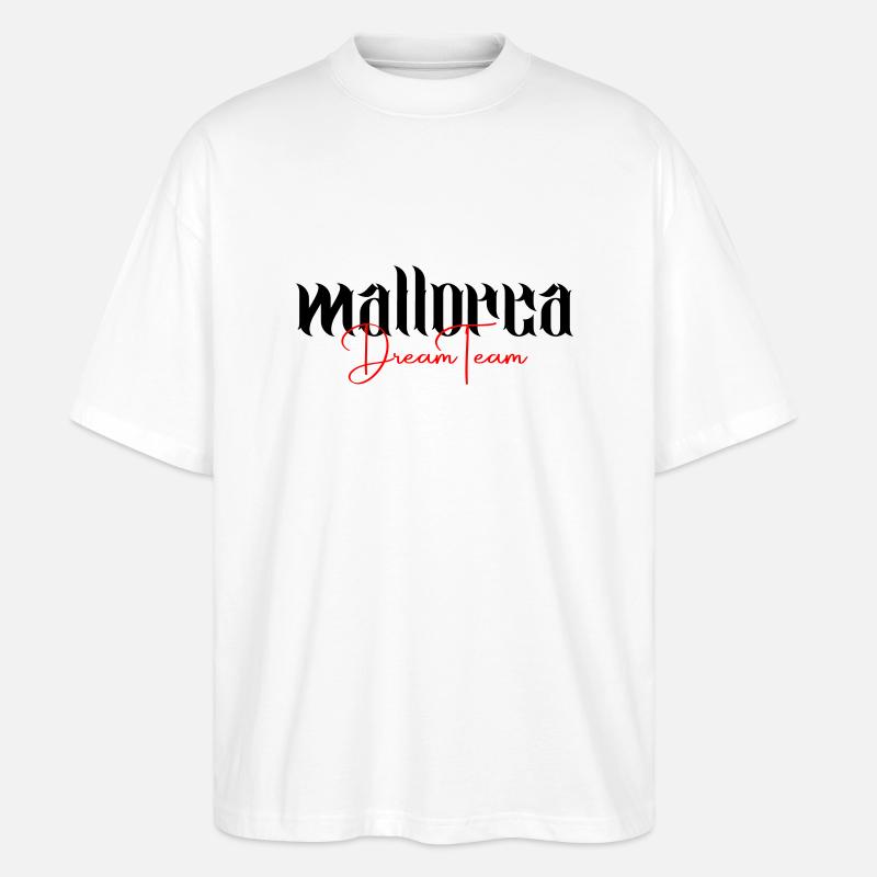 Mallorca Dream Team - Stanley/Stella Oversized Unisex Bio T-Shirt Blaster 2.0 - Weiß