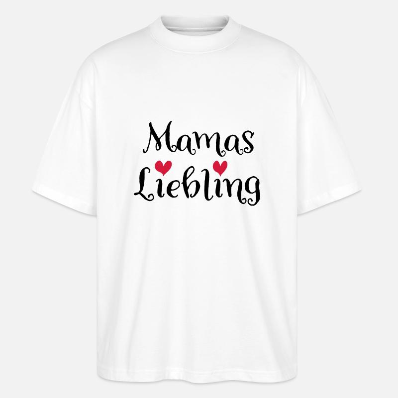 Mamas Liebling - Stanley/Stella Oversized Unisex Bio T-Shirt Blaster 2.0 - Weiß
