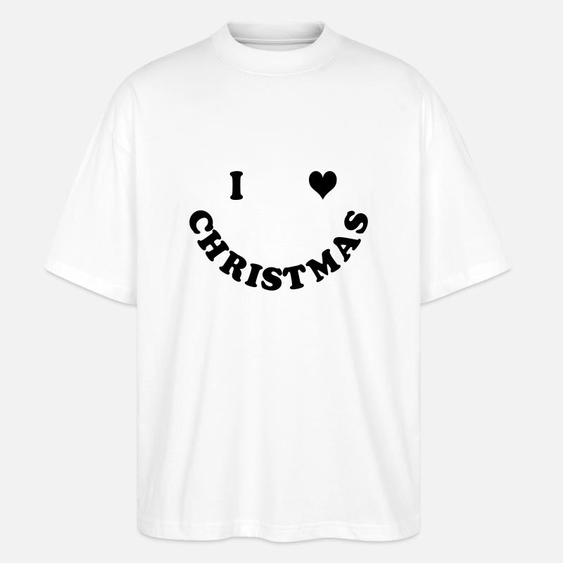 Weihnachten - Stanley/Stella Oversized Unisex Bio T-Shirt Blaster 2.0 - Weiß