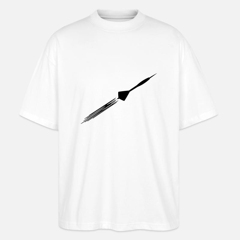 Darts - Stanley/Stella Oversized Unisex Bio T-Shirt Blaster 2.0 - Weiß