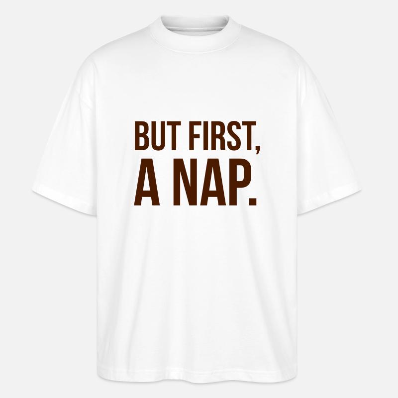 But first a NAP - T-shirt bio Blaster 2.0 coupe oversize Stanley/Stella Unisexe - blanc