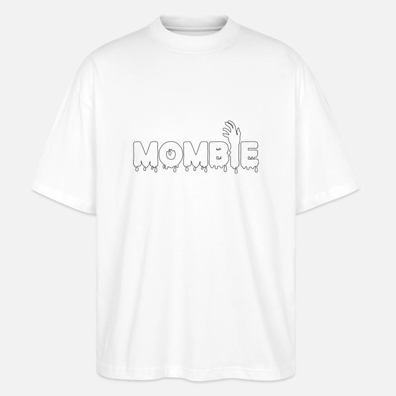 mombie Halloween Zombie Mama - Stanley/Stella Oversized Unisex Bio T-Shirt Blaster 2.0 - Weiß