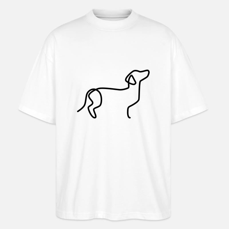 Teckel - T-shirt bio Blaster 2.0 coupe oversize Stanley/Stella Unisexe - blanc
